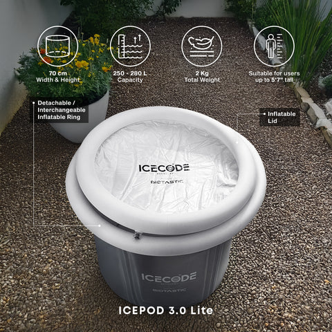 IcePod 3.0 Lite – The Compact Ice Bath Solution