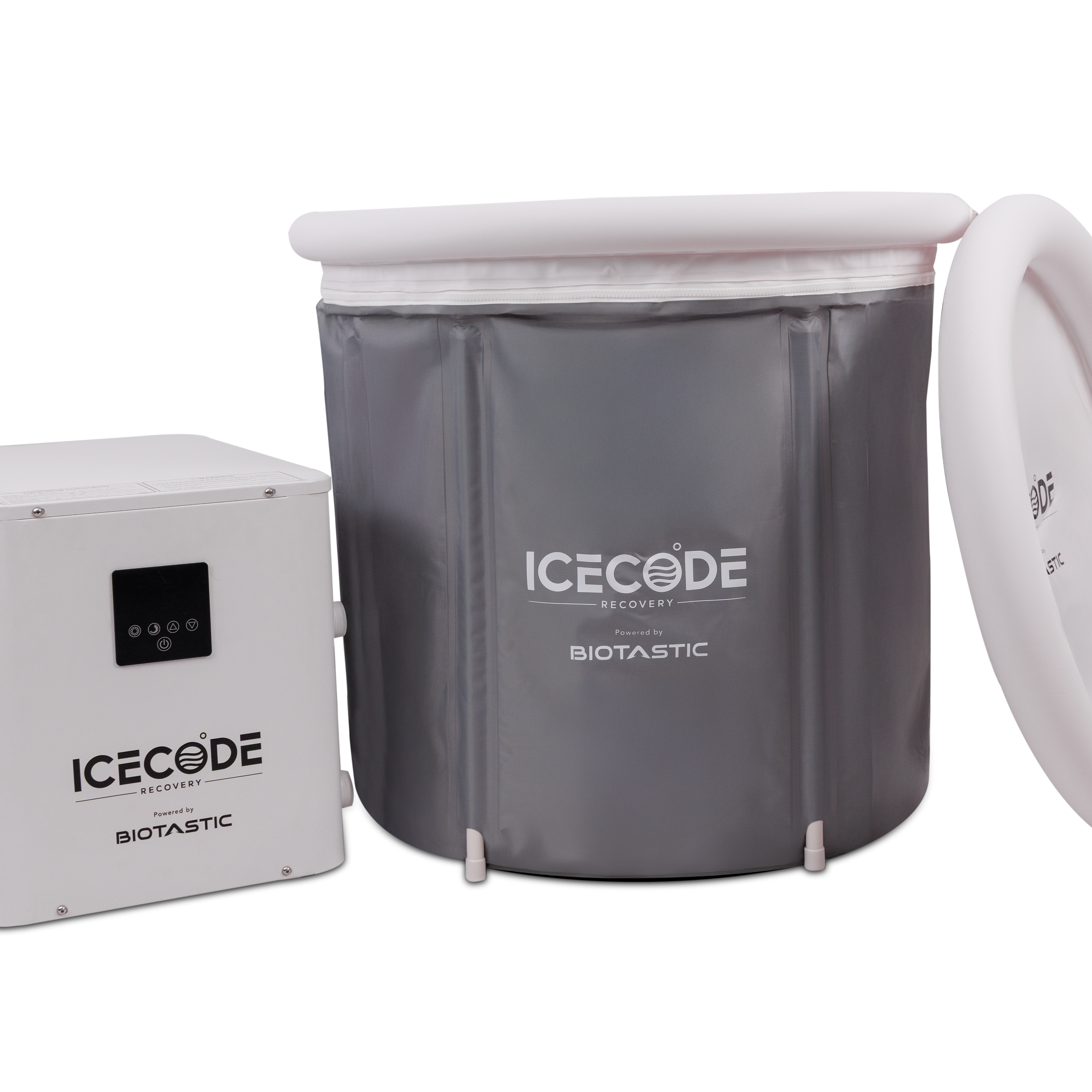 IcePod 3.0 LITE ice bath with control panel and lid, Biotastic India
