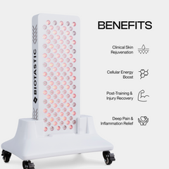 HealLite Mini 120 benefits of red light therapy infographic Biotastic India