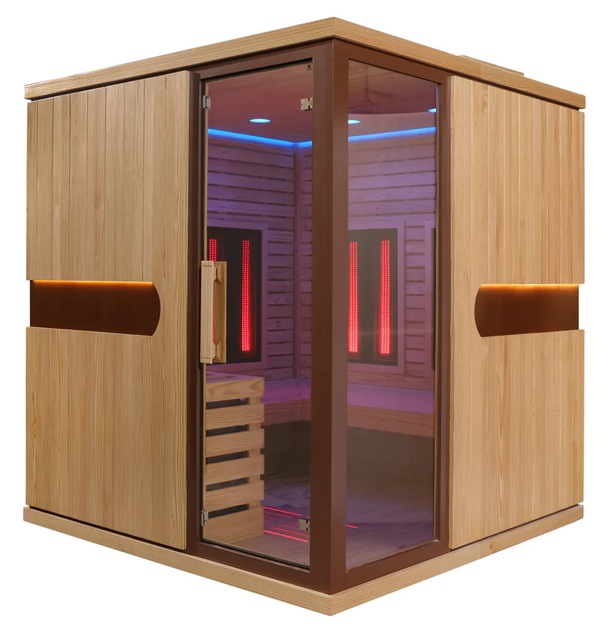 Biotastic Bask Meridian - Far-Infrared Sauna Cabin (4-5 Person · FIR 3000-10,000nm)