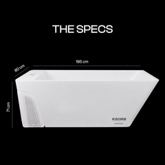 IceCode A1 — All-in-One Cold Plunge (Built-in Chiller · 1HP · 2.8kW)