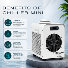 IceCode Chiller Mini - Cold Plunge Water Chiller (0.5HP · 1.7kW)