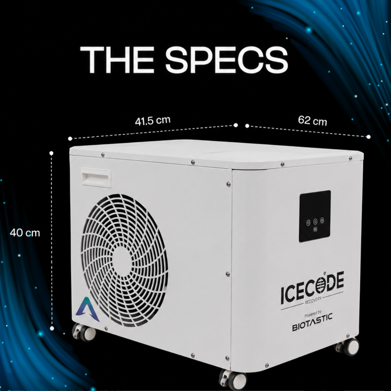 IceCode Chiller Pro — Cold Plunge Water Chiller (1.5HP · 3.8kW)