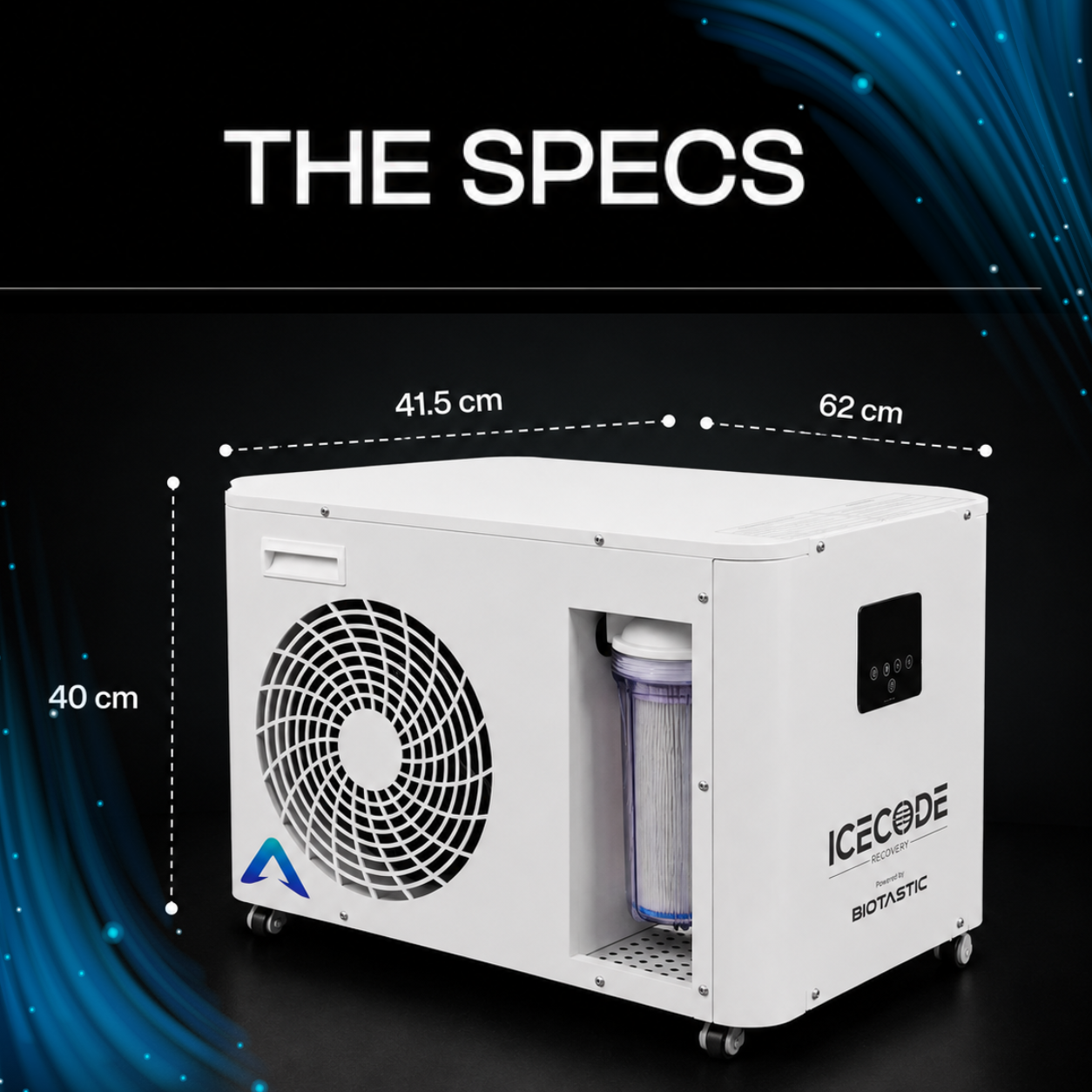 IceCode Chiller Standard — Cold Plunge Water Chiller (1HP · 2.8kW)
