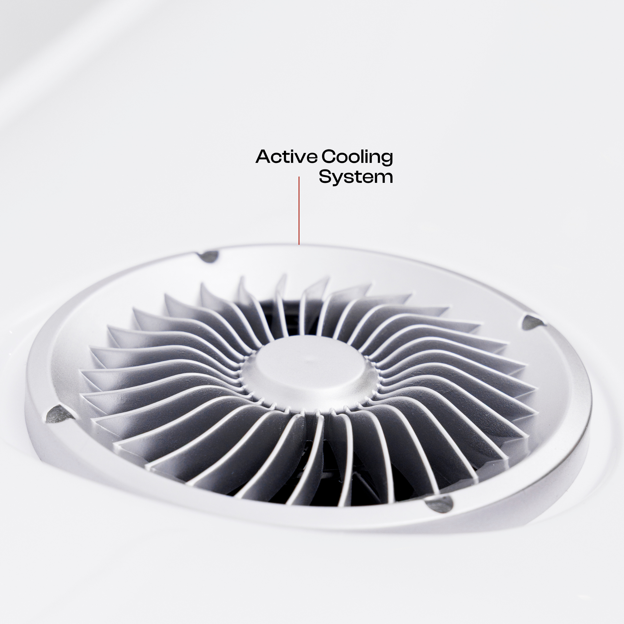 HealLite RLT Bed built-in ventilation fan system close up Biotastic India