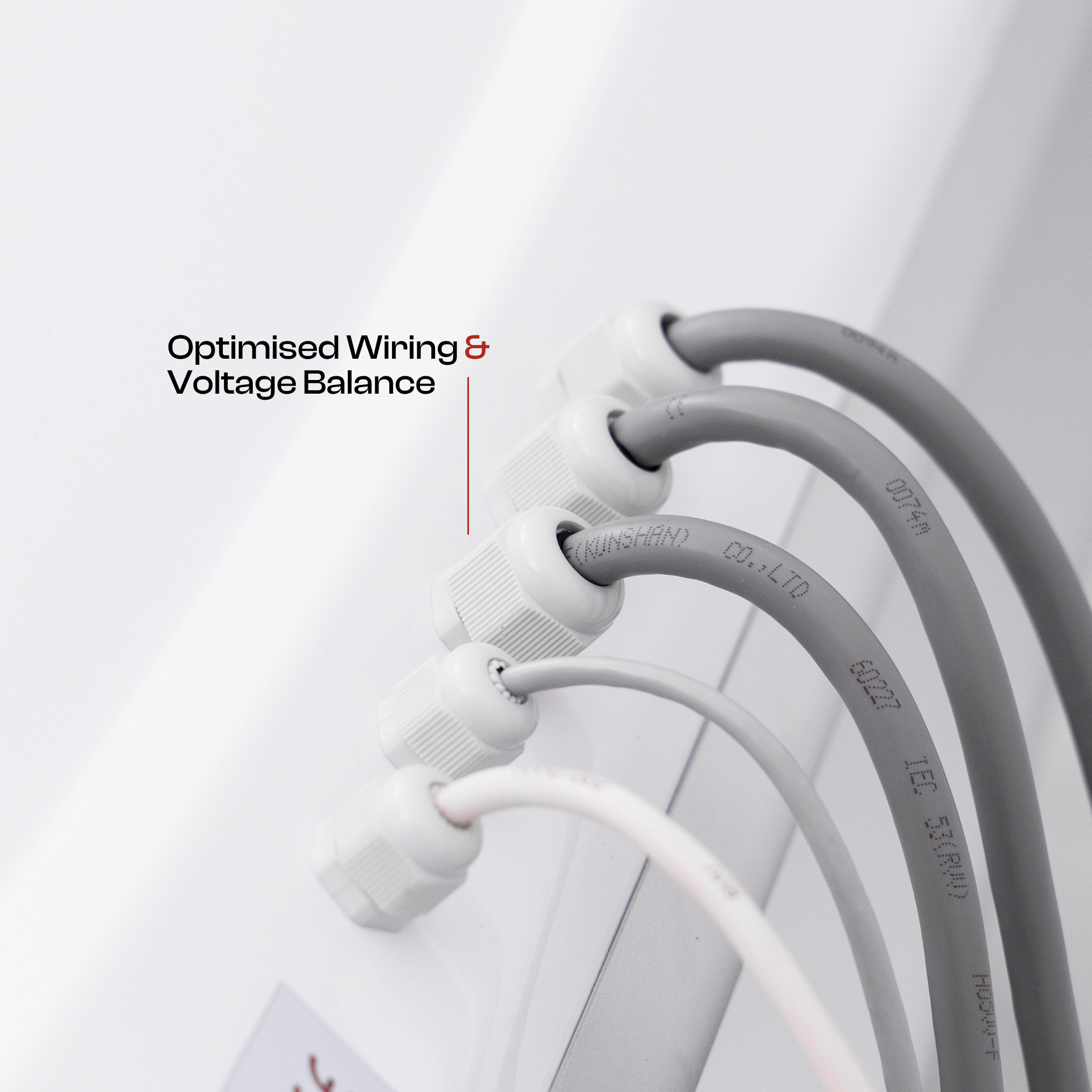 HealLite RLT Bed premium cable and connection system close up Biotastic India