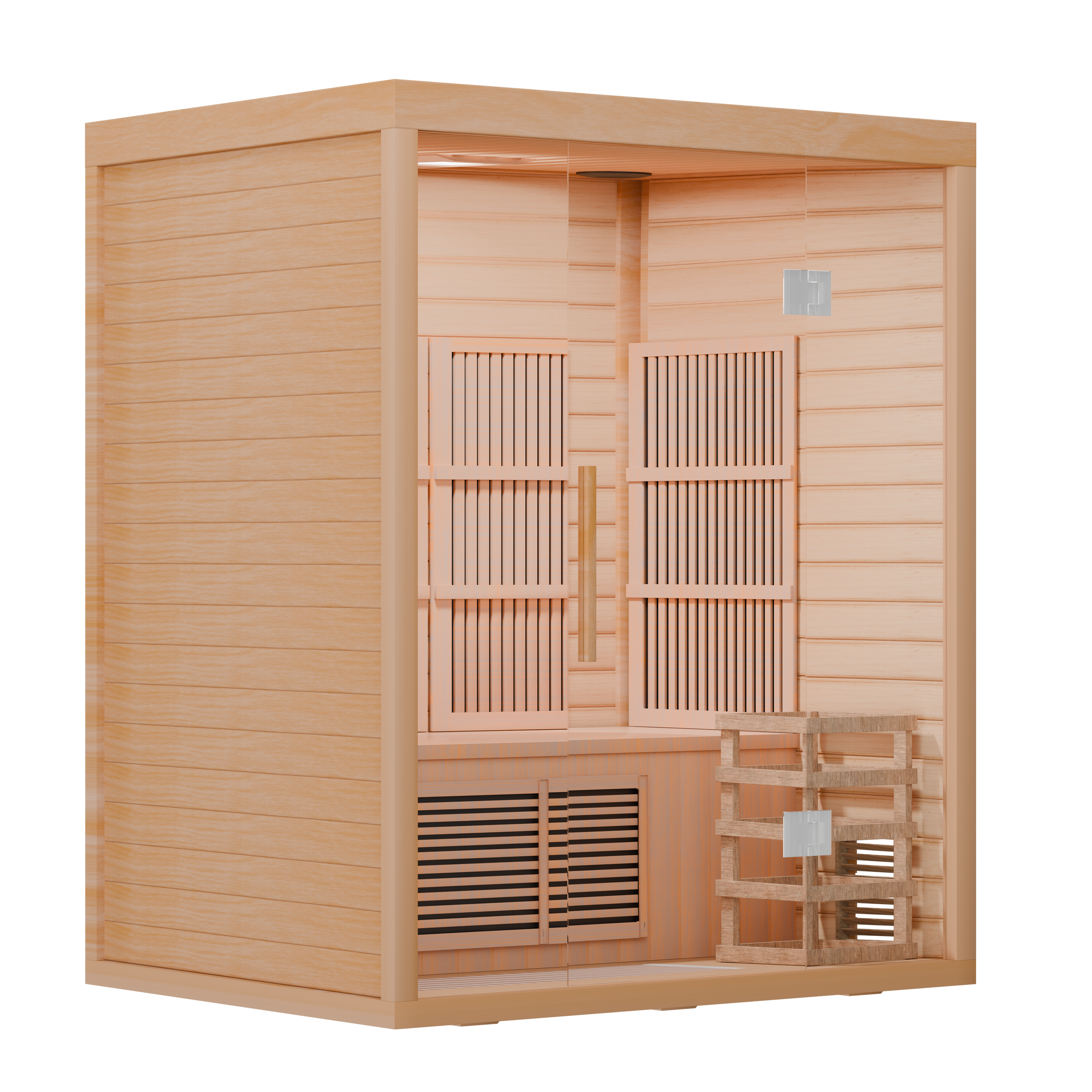 Aura Trio – 3-Person Hybrid Sauna (Infrared + Traditional Heating)