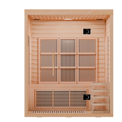 Aura Trio – 3-Person Hybrid Sauna (Infrared + Traditional Heating)