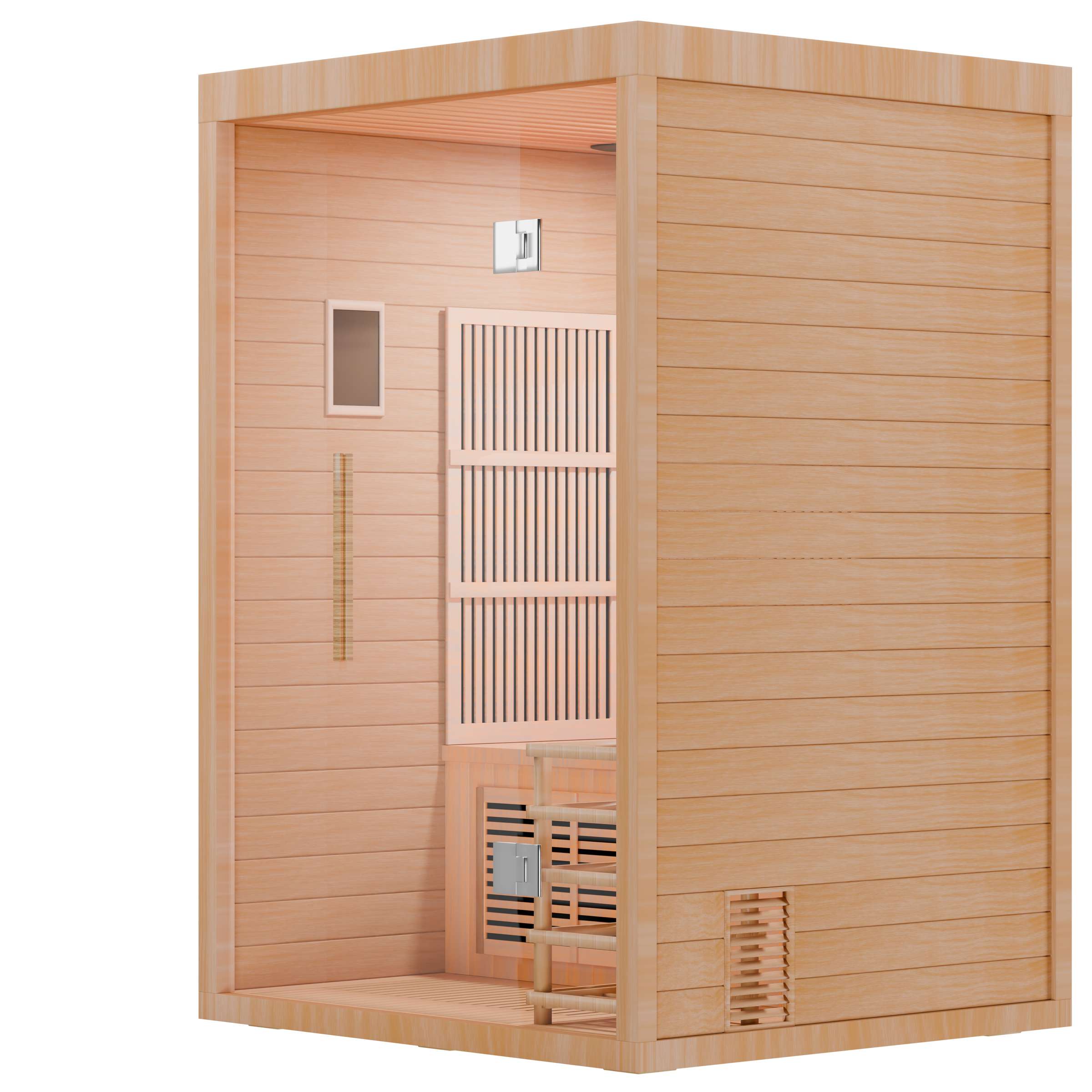 Aura Duo – 2-Person Hybrid Sauna (Infrared + Traditional Heating)