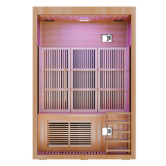 Aura Duo – 2-Person Hybrid Sauna (Infrared + Traditional Heating)