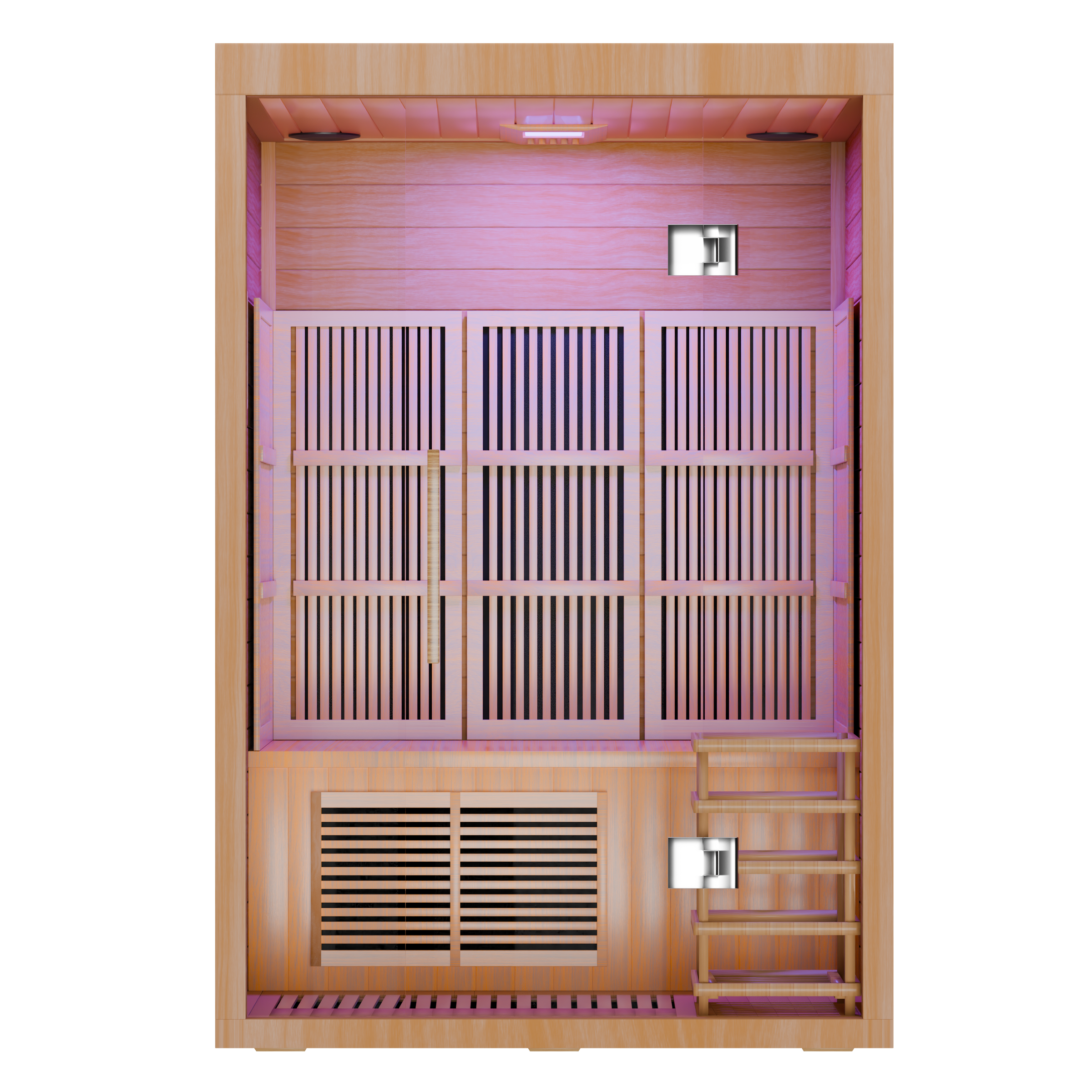 Aura Duo – 2-Person Hybrid Sauna (Infrared + Traditional Heating)