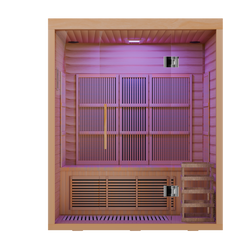Aura Trio – 3-Person Hybrid Sauna (Infrared + Traditional Heating)