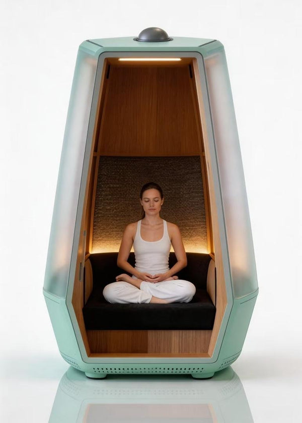Biotastic Sanctum  — Soundproof Meditation & Rest Pod (Sound-Immersive · 1-Person)