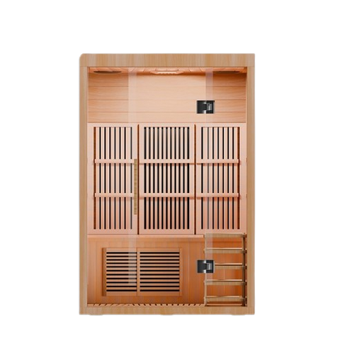 Aura Duo – 2-Person Hybrid Sauna (Infrared + Traditional Heating)
