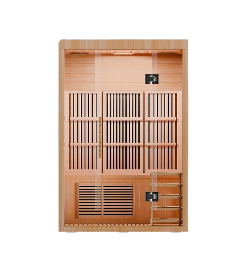 Aura Duo – 2-Person Hybrid Sauna (Infrared + Traditional Heating)