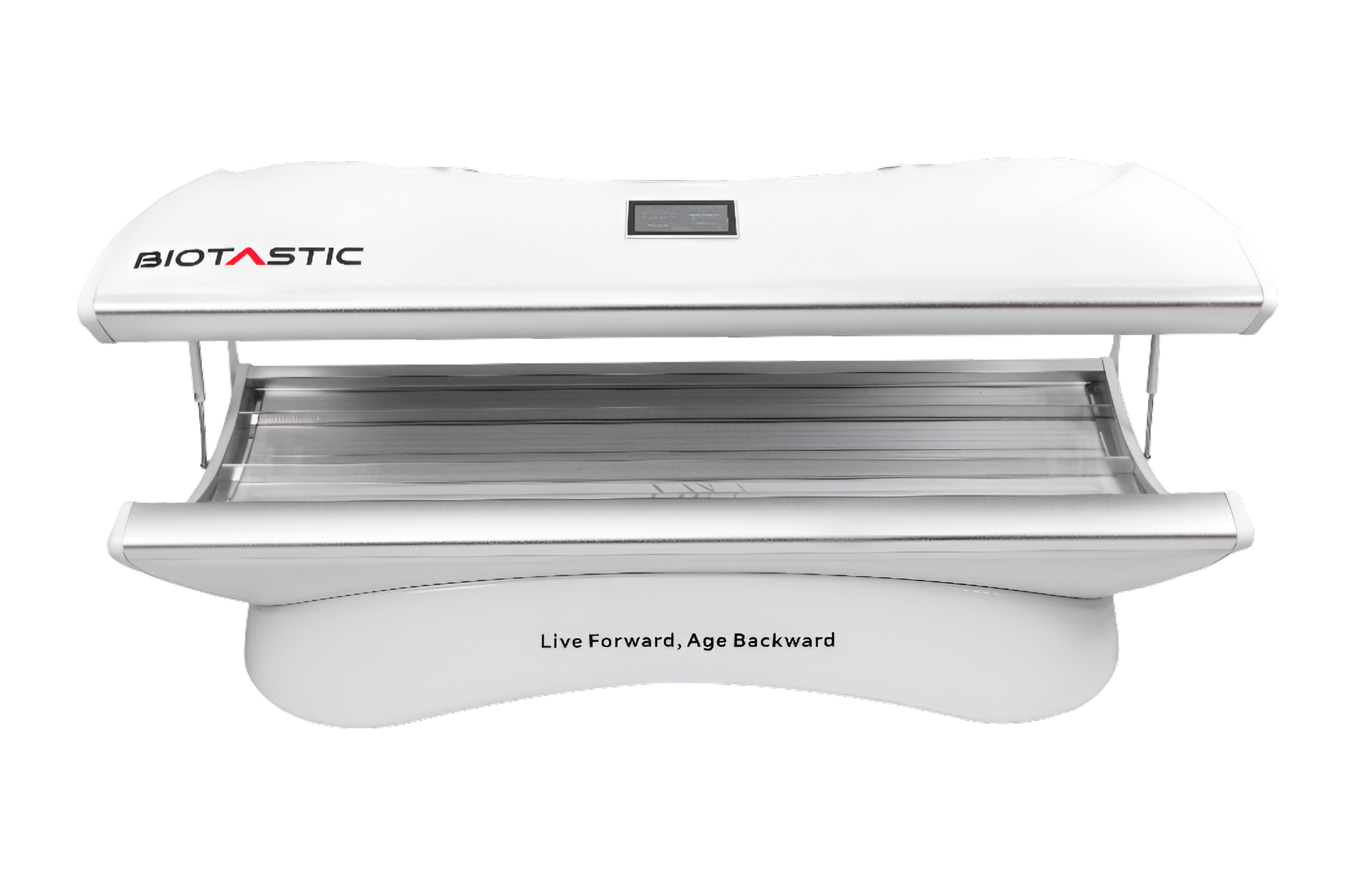 HealLite RLT Bed Full Body Red Light Therapy Bed white exterior front view Biotastic India